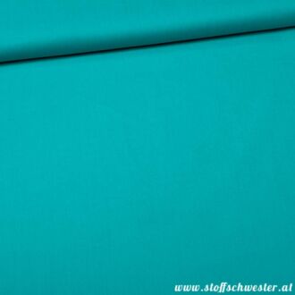 Bio-Unibaumwolle - soft touch - petrol
