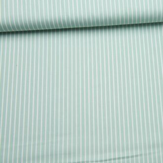 Webware Streifen altgrün/weiß