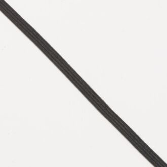 6mm Gummiband schwarz