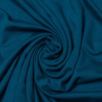 Bambusjersey petrolblau